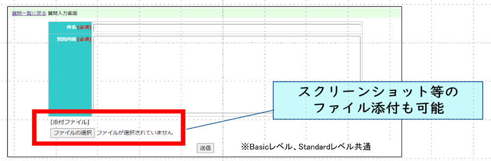 わからない時のサポート